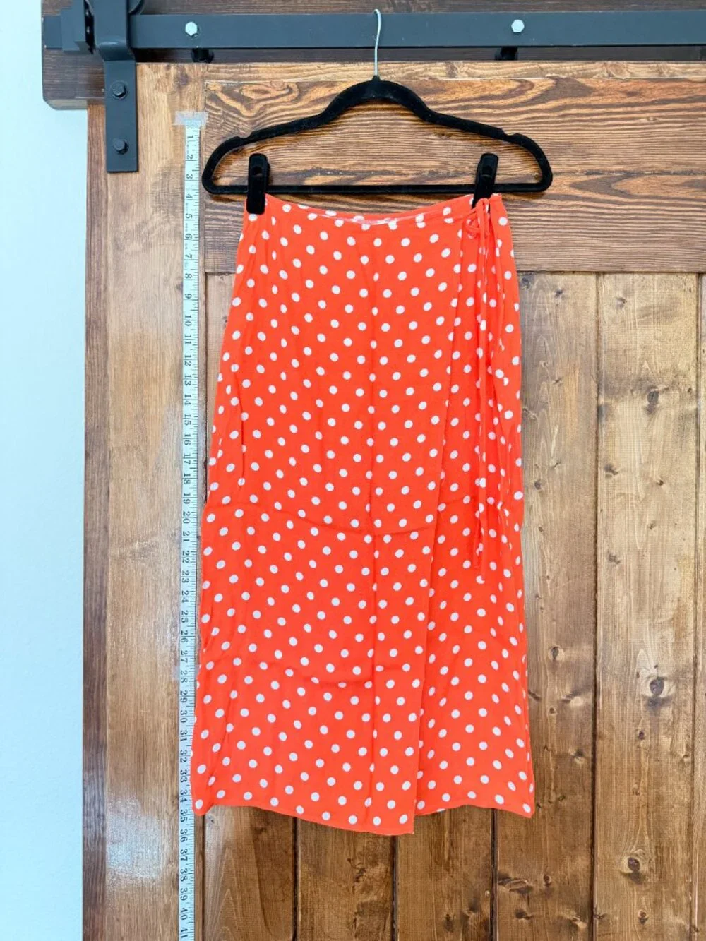 Reformation • Two Piece Set, Orange Polka Dot - Picture 4 of 16